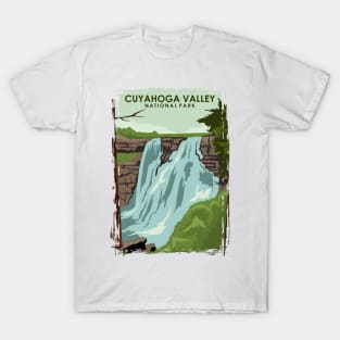 Cuyahoga National Park Travel Poster T-Shirt